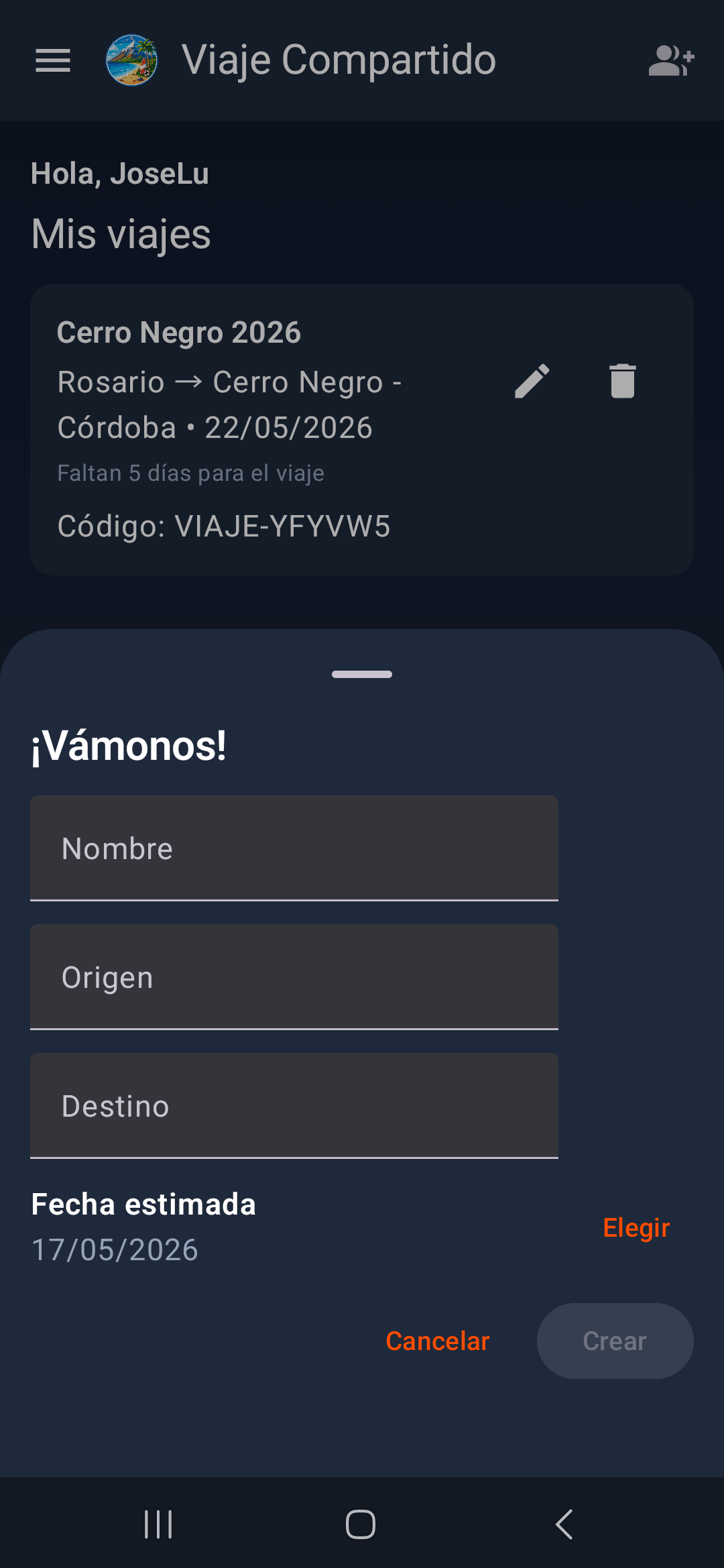 Nuevo destino
